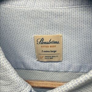 Light Blue Fitted Men's Shirt